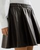 Brunello Cucinelli Women's Polished Nappa Leather Mini Circle Skirt - 2