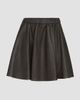 Brunello Cucinelli Women's Polished Nappa Leather Mini Circle Skirt - 4