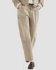 Brunello Cucinelli Women's Prince of Wales Denim Contemporary Square Trousers with Monili - 3