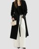 Brunello Cucinelli Women's Ribbed Wool Jersey Sweater with Dazzling Lace Embroidery Cuffs - 2