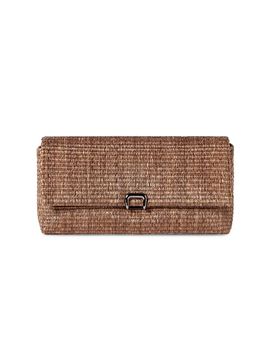 Brunello Cucinelli Women's Sartorial Clutch Bag in Techno Cotton Raffia
