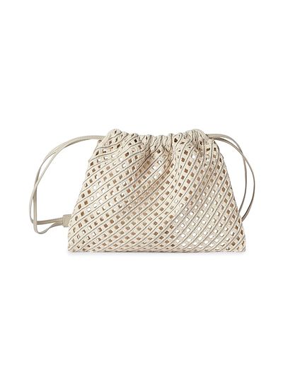Brunello Cucinelli Women's Sartorial Small Bucket Bag in Precious Cotton Net