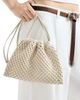 Brunello Cucinelli Women's Sartorial Small Bucket Bag in Precious Cotton Net - 2