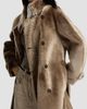 Brunello Cucinelli Women's Shearling Coat with Belt and Monili - 5