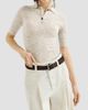 Brunello Cucinelli Women's Silk, Alpaca and Wool Flower Lace Knit Polo - 2