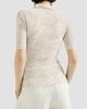 Brunello Cucinelli Women's Silk, Alpaca and Wool Flower Lace Knit Polo - 3