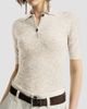 Brunello Cucinelli Women's Silk, Alpaca and Wool Flower Lace Knit Polo - 4
