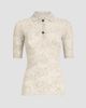Brunello Cucinelli Women's Silk, Alpaca and Wool Flower Lace Knit Polo - 7