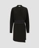 Brunello Cucinelli Women's Silk and Acetate Crêpe Cady Tuxedo Dress with Monili - 1