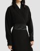 Brunello Cucinelli Women's Silk and Acetate Crêpe Cady Tuxedo Dress with Monili - 5