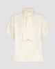 Brunello Cucinelli Women's Silk Satin High-Neck T-Shirt with Monili - 1