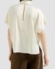 Brunello Cucinelli Women's Silk Satin High-Neck T-Shirt with Monili - 3