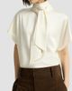 Brunello Cucinelli Women's Silk Satin High-Neck T-Shirt with Monili - 4