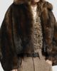 Brunello Cucinelli Women's Soft Shearling Outerwear Jacket with Shiny Zipper Pull - 5