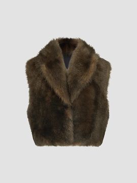 Brunello Cucinelli Women's Soft Shearling Vest