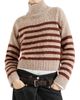 Brunello Cucinelli Women's Soft Virgin Wool and Cashmere Turtleneck Sweater - 2