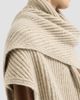Brunello Cucinelli Women's Sparkling Cashmere, Wool and Mohair Rib Knit Shawl - 5