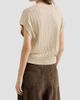 Brunello Cucinelli Women's Sparkling Cotton Cable Knit Sweater - 3