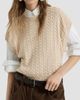 Brunello Cucinelli Women's Sparkling Cotton Cable Knit Sweater - 4