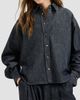 Brunello Cucinelli Women's Sparkling No-Fade Denim Shirt with Shiny Collar - 3