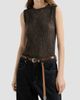 Brunello Cucinelli Women's Sparkling Silk, Alpaca and Wool Rib Knit Top - 2