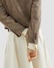 Brunello Cucinelli Women's Sparkling Virgin Wool Chevron Cropped Blazer - 5