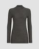 Brunello Cucinelli Women's Sparkling Virgin Wool Long Sleeve T-Shirt with Monili - 7