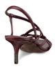 Brunello Cucinelli Women's Strappy Leather Slingback Sandals - 3