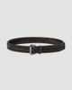 Brunello Cucinelli Women's Stretch Braided Leather Belt with Shiny Loop - 1