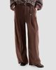 Brunello Cucinelli Women's Stretch Cotton and Cashmere Corduroy Five Pocket Baggy Pants with Monili - 3