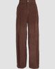 Brunello Cucinelli Women's Stretch Cotton and Cashmere Corduroy Five Pocket Baggy Pants with Monili - 7