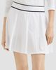 Brunello Cucinelli Women's Stretch Cotton Piqué Mini Skirt with Logo - 2