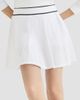 Brunello Cucinelli Women's Stretch Cotton Piqué Mini Skirt with Logo - 5