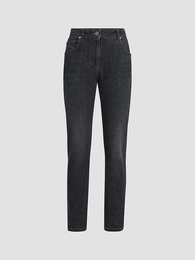 Brunello Cucinelli Women's Stretch Denim Slim Five-Pocket Jeans