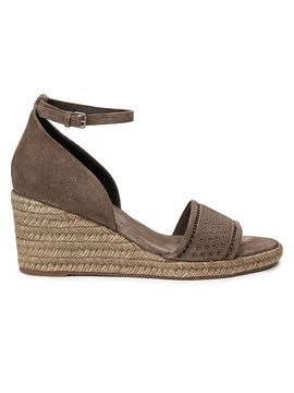 Brunello Cucinelli Women's Suede Espadrille Wedge Sandals