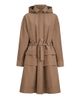 Brunello Cucinelli Women's Techno Cotton Taffeta Coat with Detachable Hood - 1