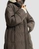 Brunello Cucinelli Women's Techno Cotton Taffeta Down Coat with Shearling Inserts - 4