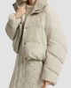 Brunello Cucinelli Women's Techno Cotton Taffeta Down Jacket with Detachable Shearling Insert - 5