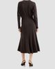 Brunello Cucinelli Women's Techno Wool Jersey Dress with Monili - 4