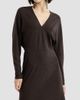 Brunello Cucinelli Women's Techno Wool Jersey Dress with Monili - 5