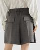 Brunello Cucinelli Women's Tropical Luxury Wool Formal Shorts with Monili - 4