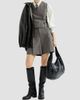 Brunello Cucinelli Women's Tropical Luxury Wool Formal Shorts with Monili - 6