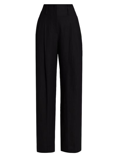 Brunello Cucinelli Women's Twill Wide-Leg Trousers
