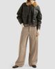 Brunello Cucinelli Women's Vintage-Effect Shearling Aviator Coat with Monili - 6