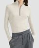 Brunello Cucinelli Women's Virgin Wool and Cashmere Lightweight Ribbed Turtleneck Sweater - 2