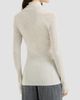 Brunello Cucinelli Women's Virgin Wool and Cashmere Lightweight Ribbed Turtleneck Sweater - 3