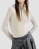 Brunello Cucinelli Women's Virgin Wool and Cashmere Lightweight Ribbed Turtleneck Sweater - 4