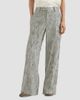 Brunello Cucinelli Women's Virgin Wool and Cashmere Twill Flannel Loose Flared Trousers - 3
