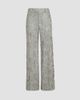 Brunello Cucinelli Women's Virgin Wool and Cashmere Twill Flannel Loose Flared Trousers - 7