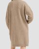 Brunello Cucinelli Women's Virgin Wool, Cashmere and Silk Rib Knit Dress with Precious Half Zip - 4
